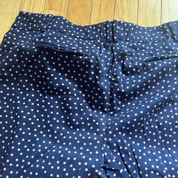 Talbots The Perfect Crop Curvy Polka Dot Pants - Picture 4 of 6